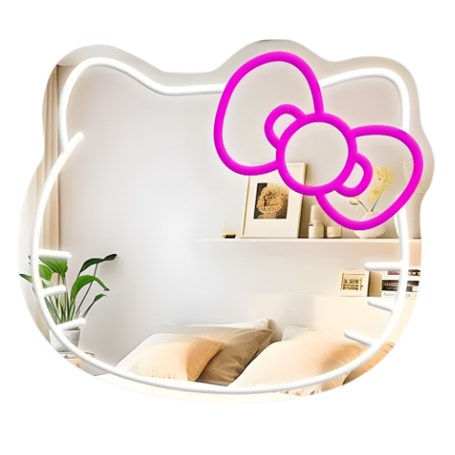 Espejo con luz led Hello Kitty